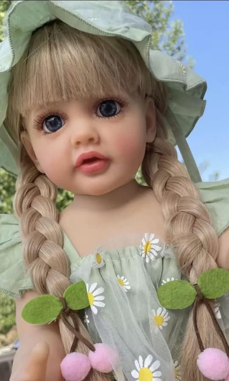 Bebe Reborn Menino 18 Sue-Sue Already Painted Bebe Reborn Doll Realistic  Rooted Curly Hair Reborn Baby Doll Toys